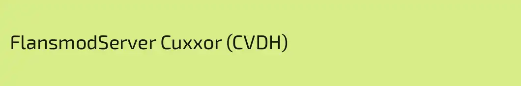 FlansmodServer Cuxxor (CVDH)